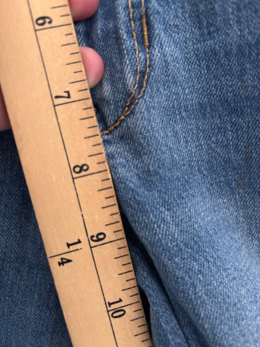 Pilcro X Anthropologie Skater Low-Rise Wide-Leg Jeans Snap Hem 32 - Picture 10 of 13